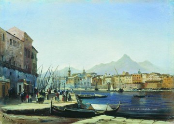 städtische Landschaft Werke - palermo 1850 Alexey Bogolyubov Stadtbild Stadtszenen